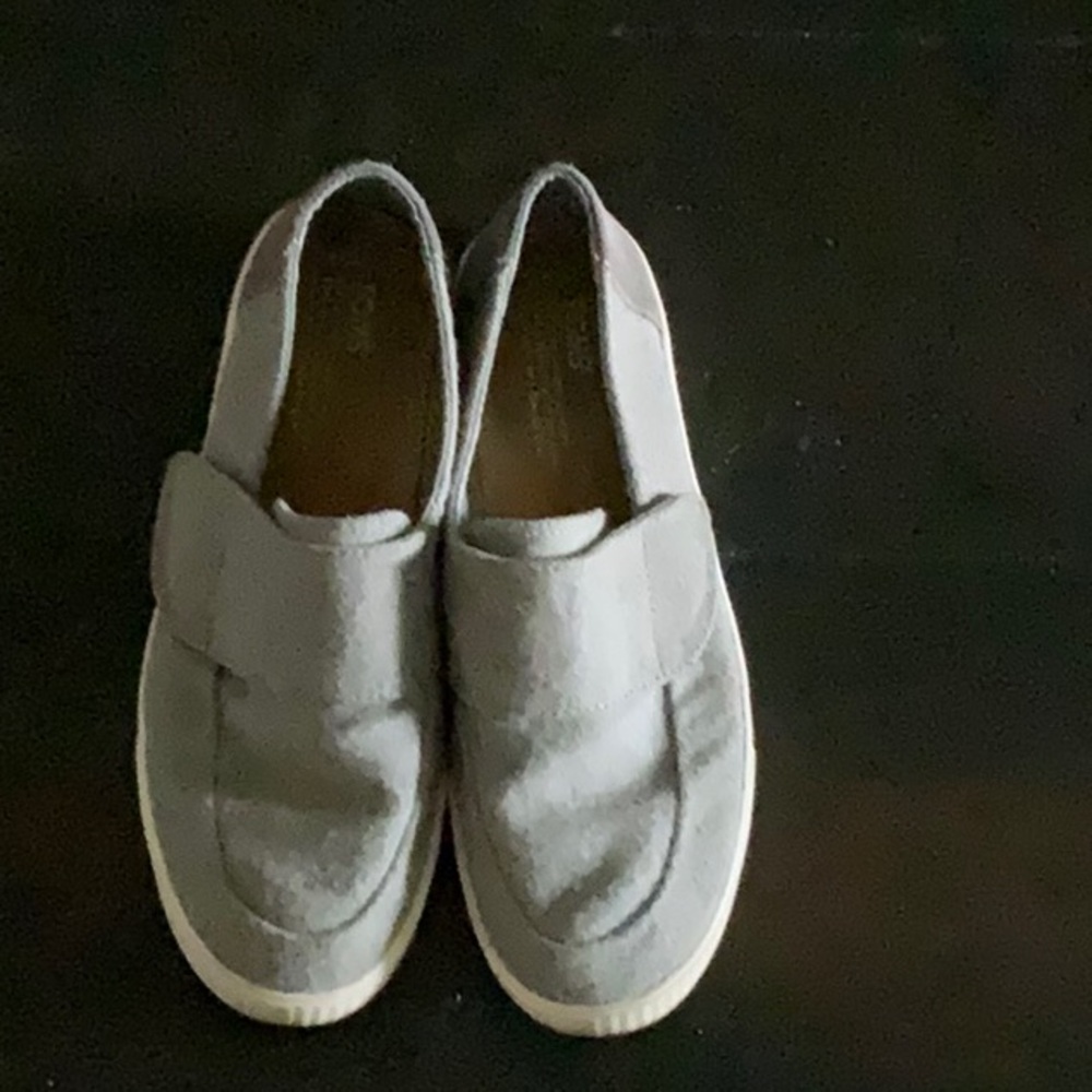 Toms Gray Sneakers Minimalist Slip-On